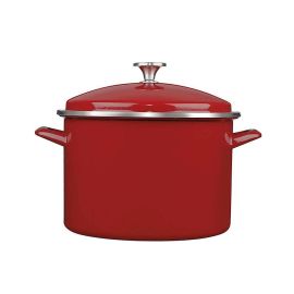 Cacerola Cuisinart EOS106-28R con Tapa - Rojo 9.5 Litros