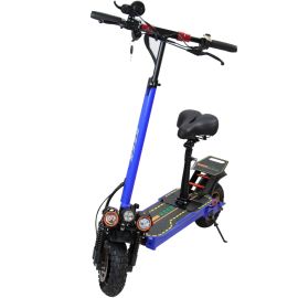 Monopatín Eléctrico Keen S10 500 W con Asiento 40km/h 10''- Negro/Azul