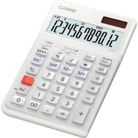 Calculadora Compacta Casio JE-12E-WE - Branco