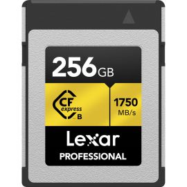 Memória CFexpress Tipo B Lexar Professional Gold Series 1750-1000 MB/s 256 GB (LCXEXPR256G-RNENG)  