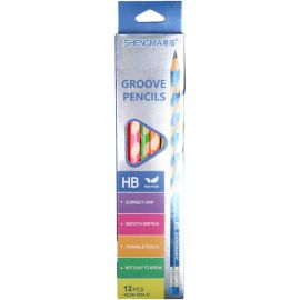 Set de Lápices con Borrador Shengma K47745 - 12 piezas