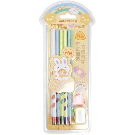 Set de Lápices Zhenglin K50738 + Sacapuntas - 10 piezas 
