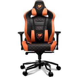 Silla de Escritorio Gamer Cougar Armor Titan Pro 4D - Negro/Naranja  