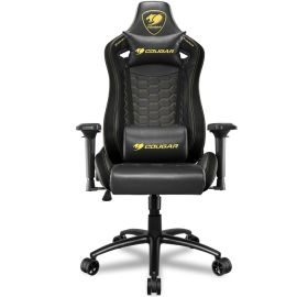 Silla de Escritorio Gamer Cougar Outrider S Royal 4D - Negro/Dorado 
