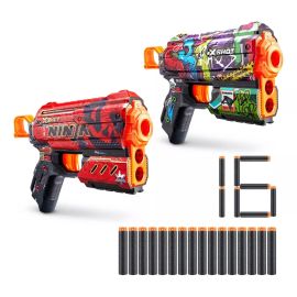 Pistola de Juguete Zuru X-SHOT SKINS Flux 2 Balas