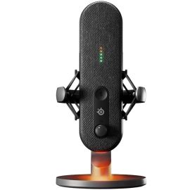 Micrófono Gamer SteelSeries 61601 Alias Bigger Capsule USB - Negro 