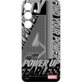 Cartão Samsung Flipsuit GP-TOS921HIJBW Marvel Avengers para Capa Galaxy S24 - Preto