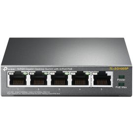 Switch Ethernet TP-Link TL-SG1005P 5 Puertos 10/100/1000Mbps PoE