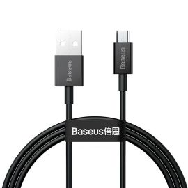 Cable USB-A a Micro USB Baseus Superior 2A CAMYS-01 - Black 1 metro