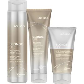 Kit Joico Blonde Life Brightening Shampoo 300mL + Condicionador 250mL + Máscara 150mL