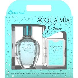 Kit Perfume Omerta Acqua Mia Donna EDP 100mL + 20mL - Feminino