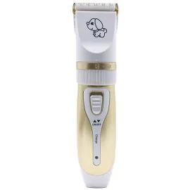 Kit Cortador de Pelo Onida ON-P2 para Mascotas Bivolt - Blanco/Dorado