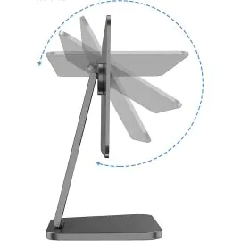 Soporte Magnético Quanta Essentials QTSMI12 para iPad 12.9" - Plata 