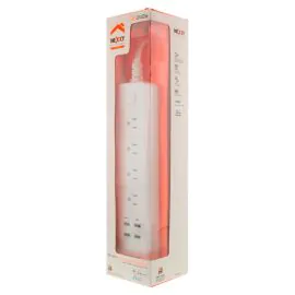 Filtro de Linea de 4 Tomas + 4 USB Iot Nexxt NHP-E610