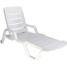Reposera Tramontina Leblon Reclinable - Blanco