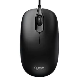 Mouse Quanta QTMO10 USB - Negro 