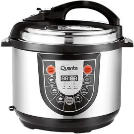 Panela de Pressão Elétrica Quanta QTPE200 110v - Prata/Preto 5L