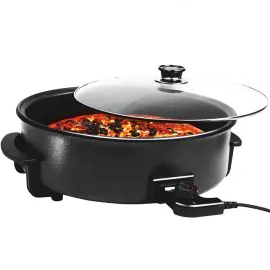 Panela Pizzera Elétrica Mega Star PZ410 220v - Preto 
